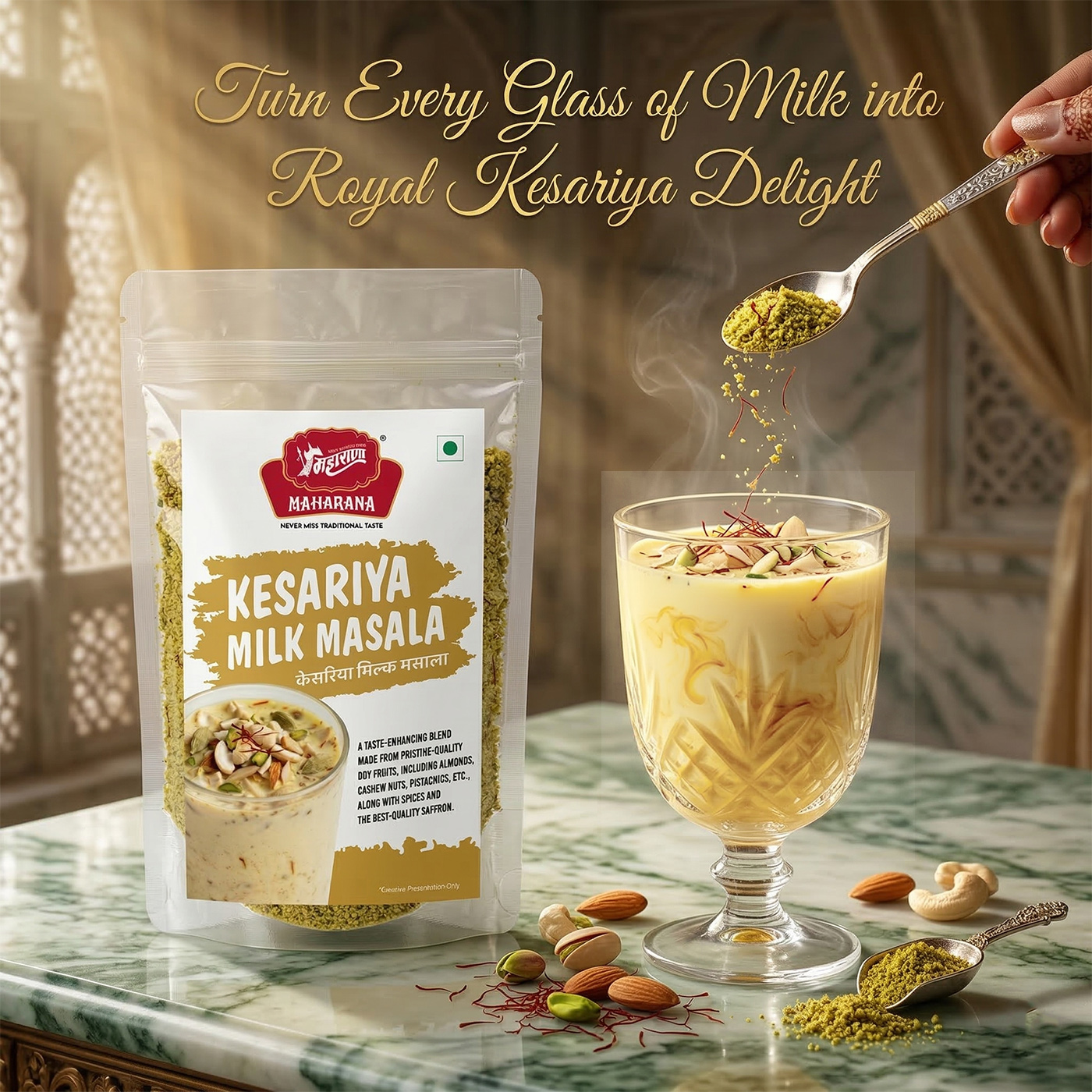 KESARIYA MILK MASALA